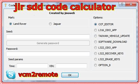 The software and <b>seed</b> are provided online, no need shipping. . Jlr sdd seed code calculator download